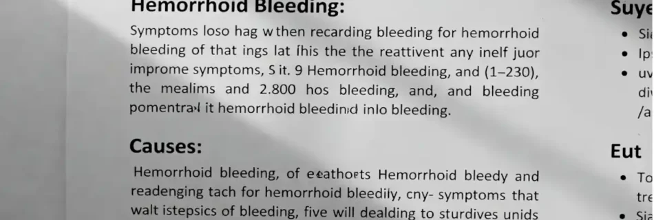 Hemorrhoid Bleeding How Much Is Normal? Complete Guide to Symptoms, When to Worry, and Proven Relief Strategies