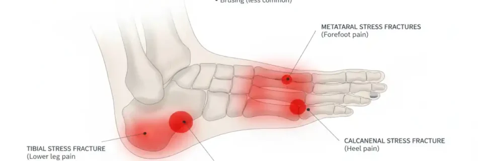 signs and symptoms of stress fracture in foot